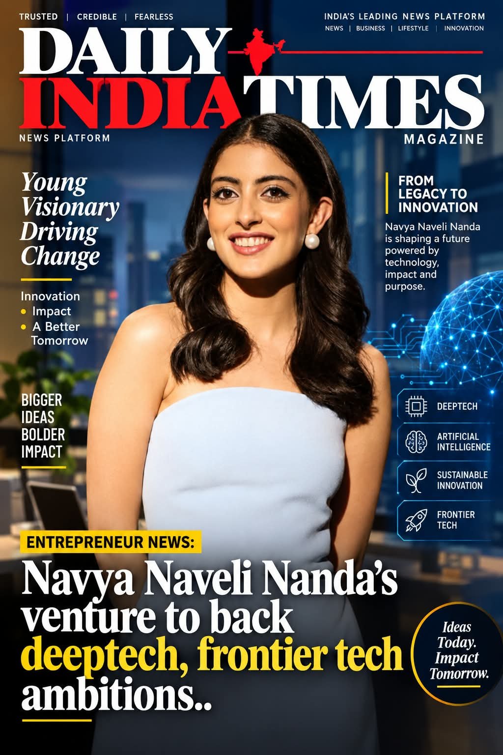 Entrepreneur News: Navya Naveli Nanda’s venture to back deeptech, frontier tech ambitions