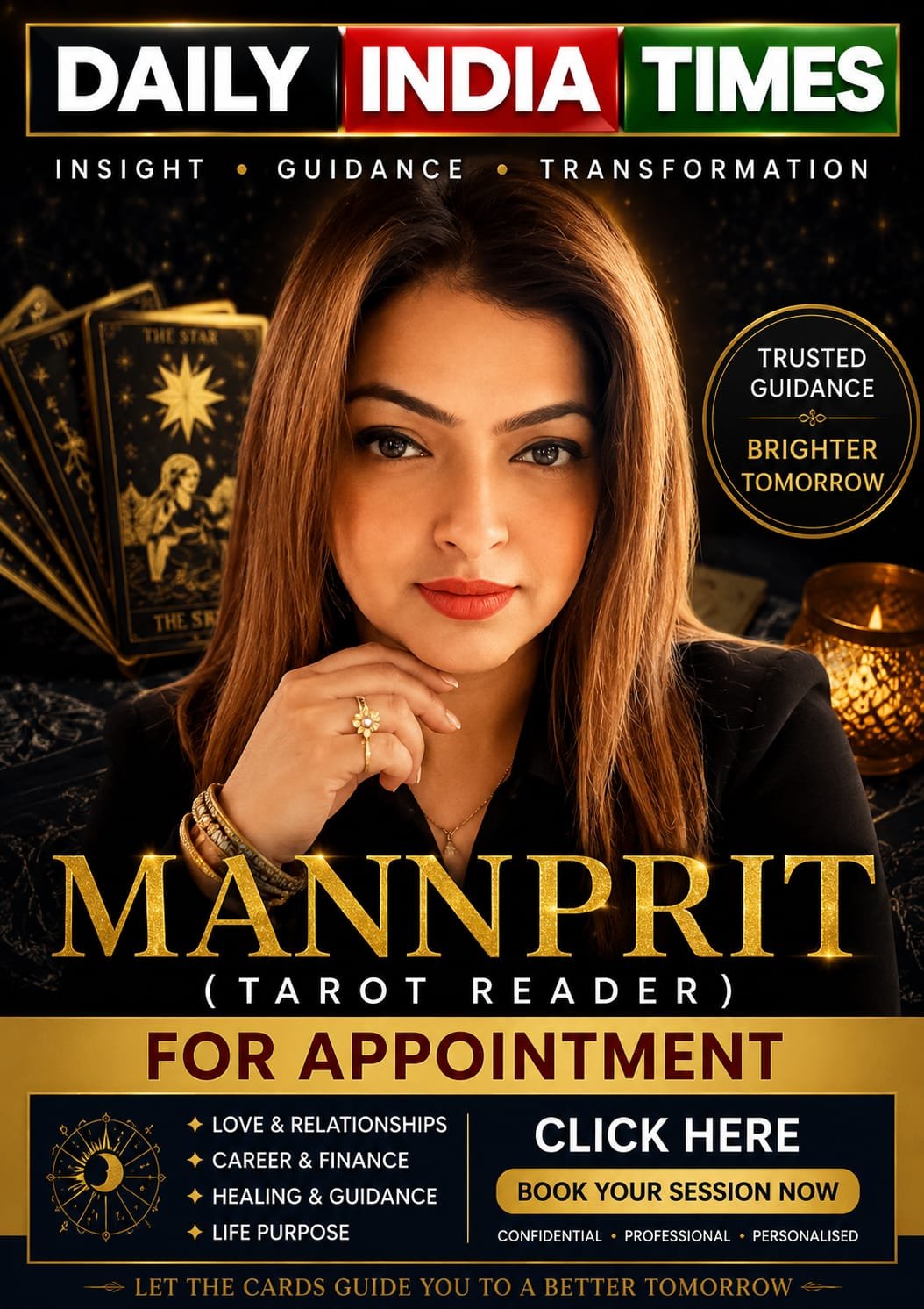 EXCLUSIVE PODCAST WITH DELHI'S TOP MOST TAROT READER MANNPRIT: टैरो कार्ड हमारे जीवन को मार्ग दर्शन करने के साथ मुश्किल समय में परेशानियों से पार पाने में सहायता करते हैं..